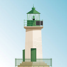Load image into Gallery viewer, Dún Laoghaire West Lighthouse - art print
