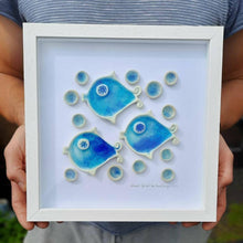 Load image into Gallery viewer, &quot;Atlantic friends&quot; framed ceramics
