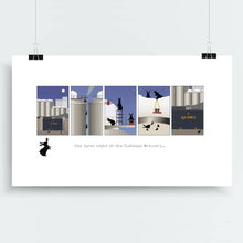 Load image into Gallery viewer, One Quiet Night in The Guinness Brewery Art Print
