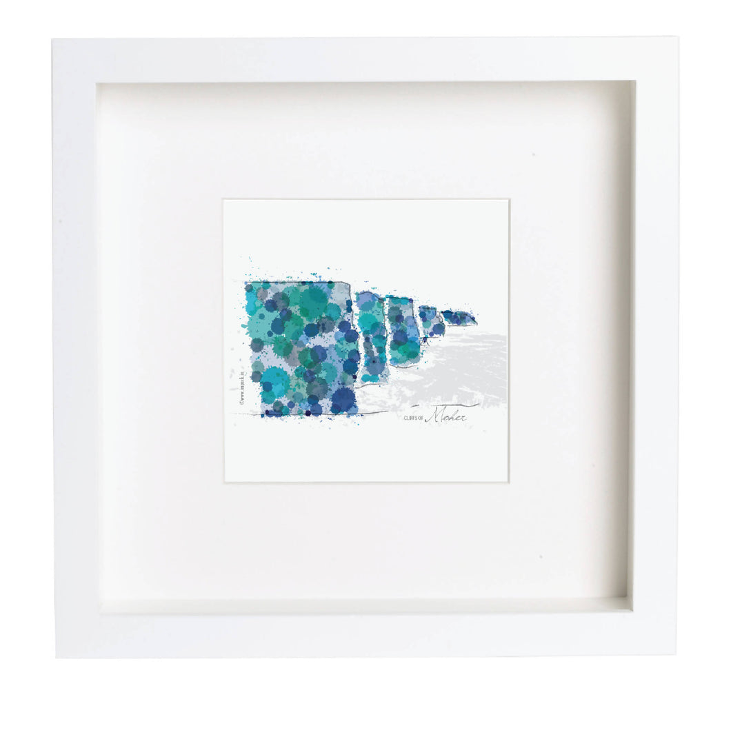 Abstract Print 'Cliffs of Moher'
