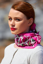 Load image into Gallery viewer, Lisbon Star Satin Silk Scarf 90x90 - in 4 colours
