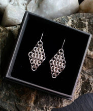 Load image into Gallery viewer, Chainmaille Taper Earrings
