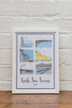 Load image into Gallery viewer, Irish Sea Swims Print
