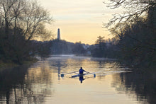 Load image into Gallery viewer, Rower on the Liffey 75x50cm Limited Edition Fine Art Acrylic Print
