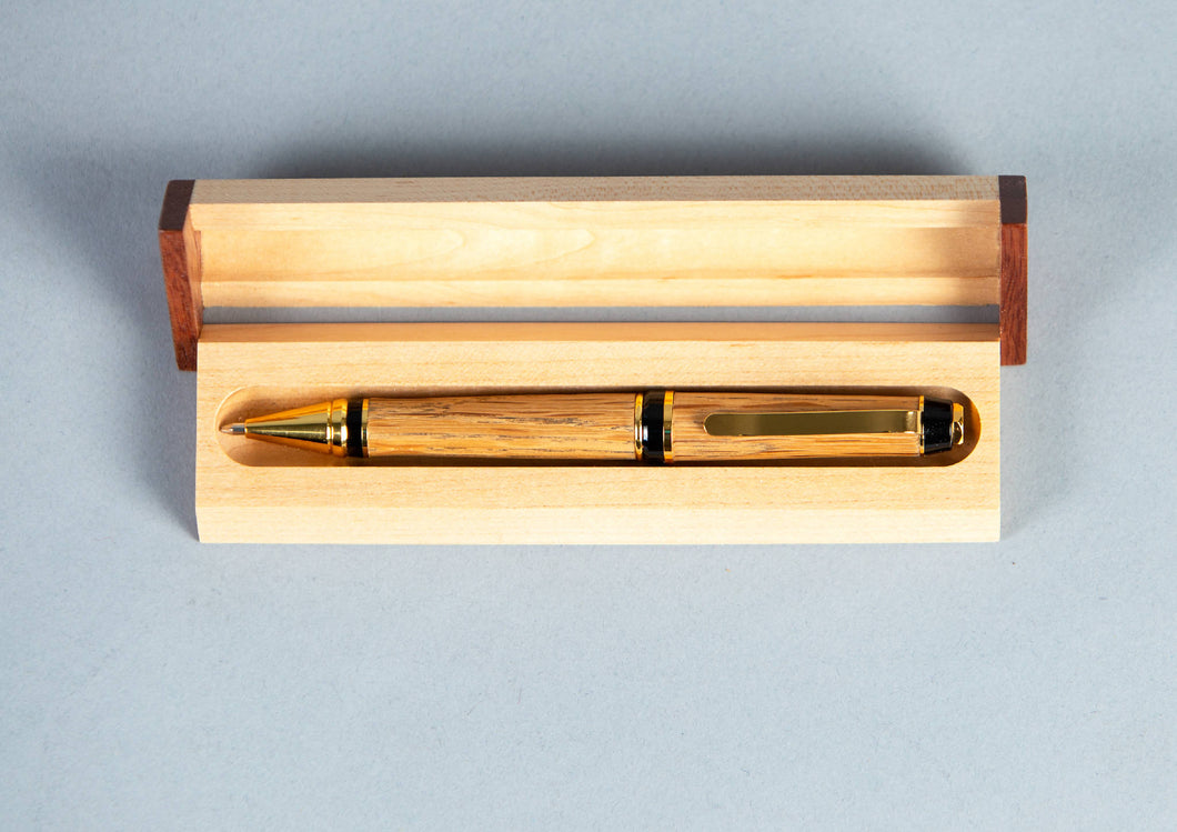 Oak Cigar Pen in Presentation Box