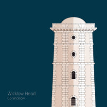 Load image into Gallery viewer, Wicklow Head Lighthouse - art print
