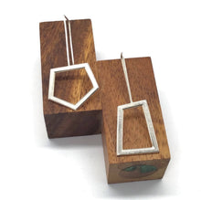 Load image into Gallery viewer, “Contrast” Sterling Silver Earrings.
