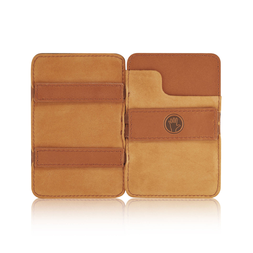 Magic Wallet Tan with Luxury Suede